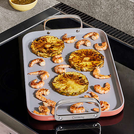 Caraway ® Perracotta Ceramic Non-Stick Double Burner Griddle