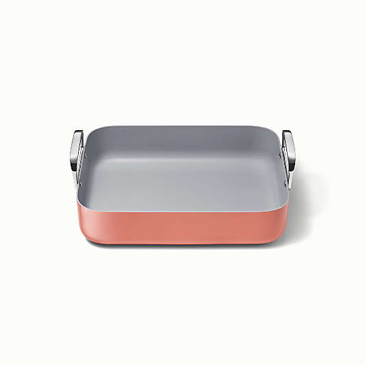 Caraway ® 16.5" Perracotta Ceramic Non-Stick Roasting Pan with Rack