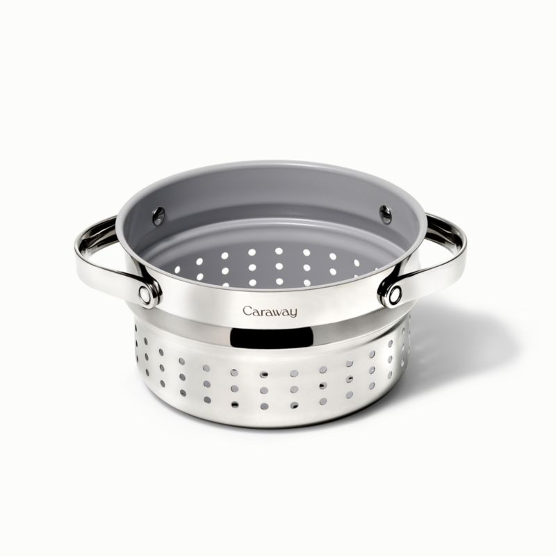 Caraway ® Stainless Steel 3-Qt. Saucepan Steamer - image 3 of 4