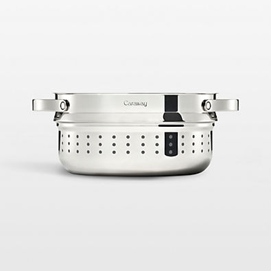 View Caraway ® Stainless Steel 6.5-Qt. Dutch Oven Steamer details
