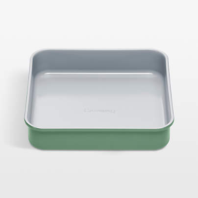 Caraway Sage Non-Stick Ceramic Square Pan