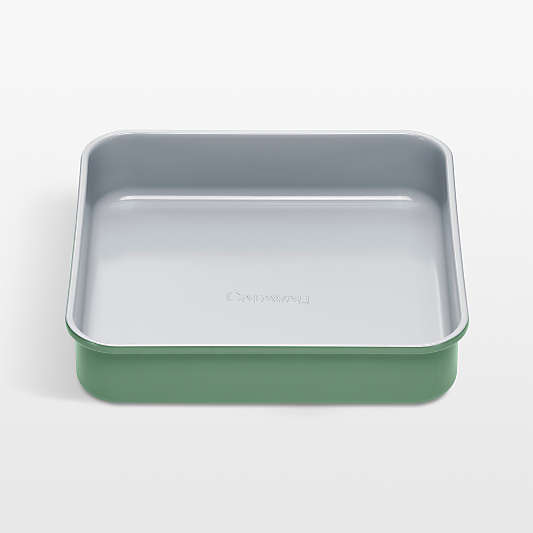 Caraway Sage Non-Stick Ceramic Square Pan
