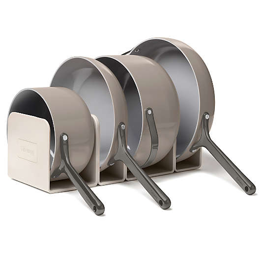 Caraway ® Pebble Ceramic Non-Stick 12-Piece Cookware Set with Gunmetal Hardware