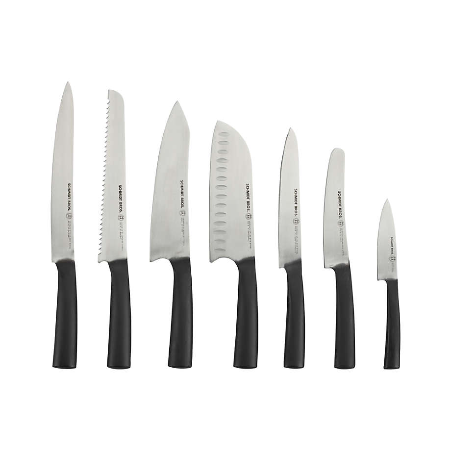 Schmidt Brothers White Shiplap 15-Piece Knife Block Set + Reviews