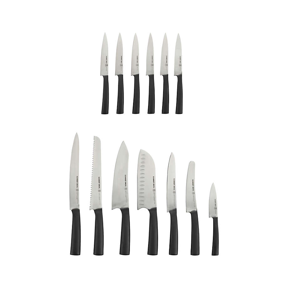 Schmidt Brothers White Shiplap 15-Piece Knife Block Set + Reviews