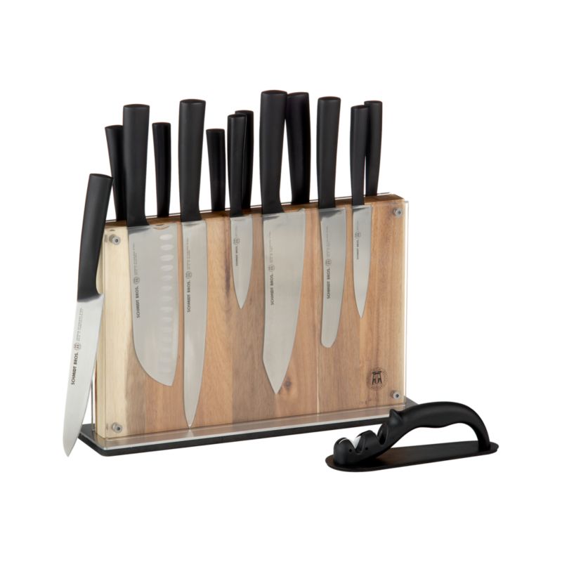 Schmidt Brothers ® Carbon 6 15-Piece Knife Block Set