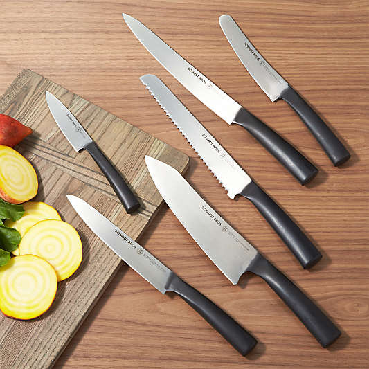 Schmidt Brothers ® 7-Piece Carbon 6 Knife Block Set