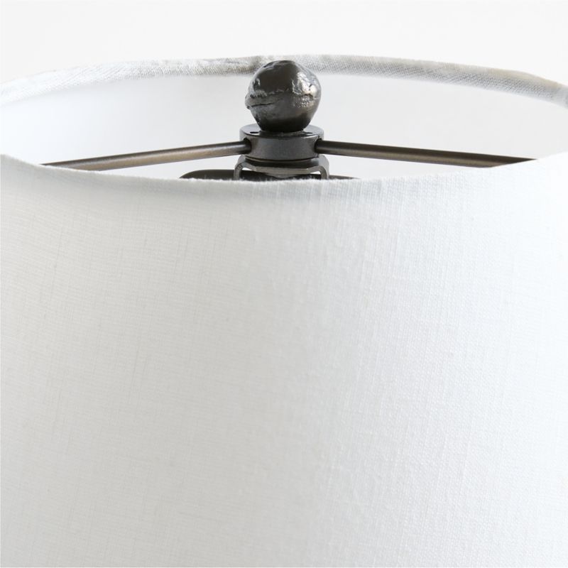 Cardiff Black Floor Lamp with White Shade 58.25" - image 8 of 10