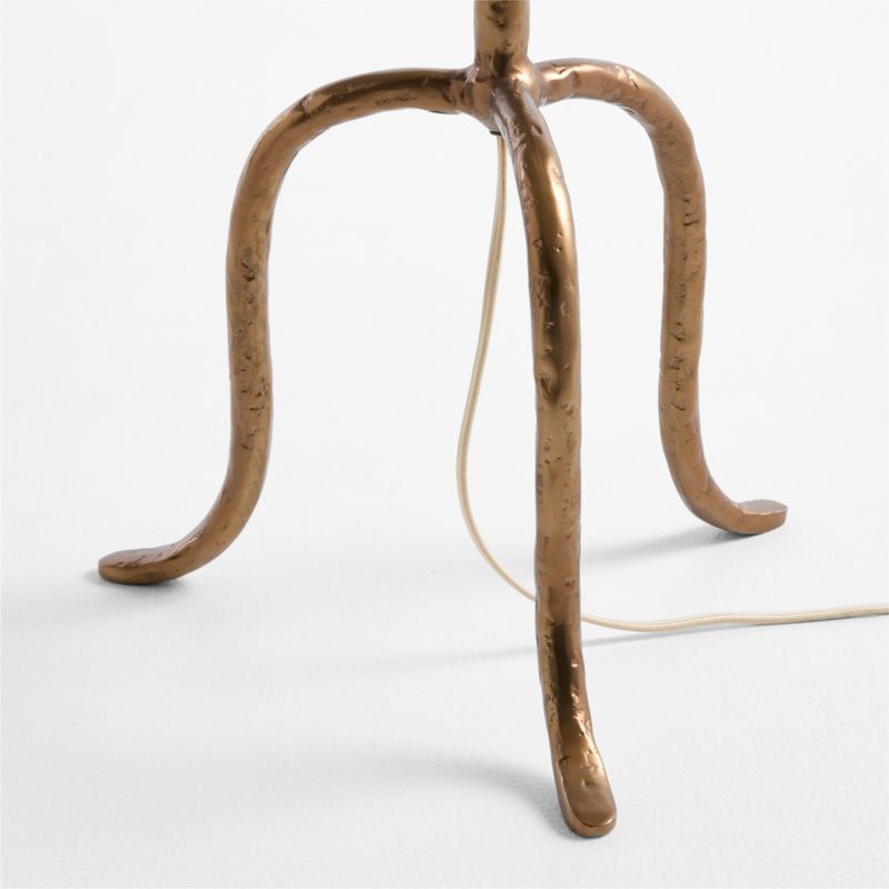 Cardiff Black Floor Lamp with White Shade 58.25" - image 2 of 10