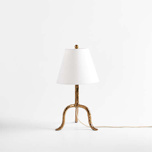 Cardiff Brass Table Lamp 16.5"