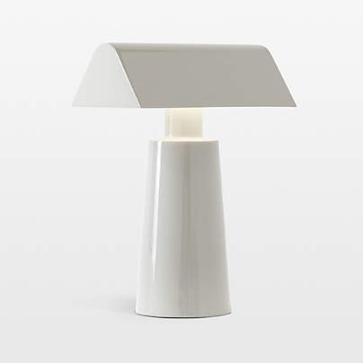 Caret Portable LED Table Lamp Grey