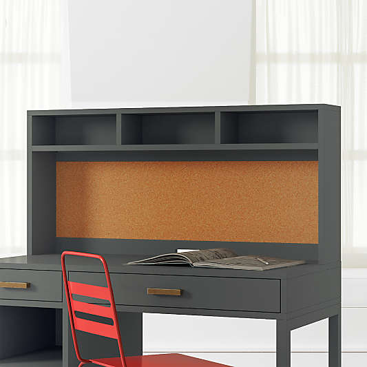 Parke Charcoal Kids Desk Hutch