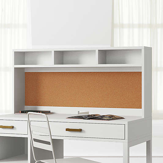 Parke Kids White Desk Hutch