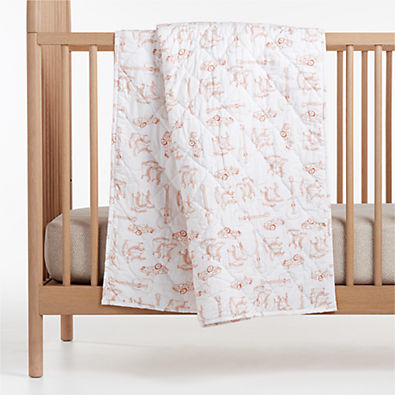 View Carly Clay Baby Crib Quilt by Leanne Ford details