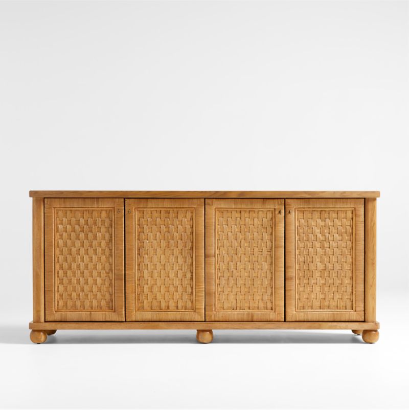 Carlyle Wood Storage Media Console by Jake Arnold