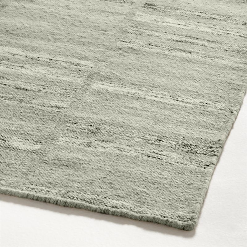 Carmel Wool Grey Area Rug 6'x9'