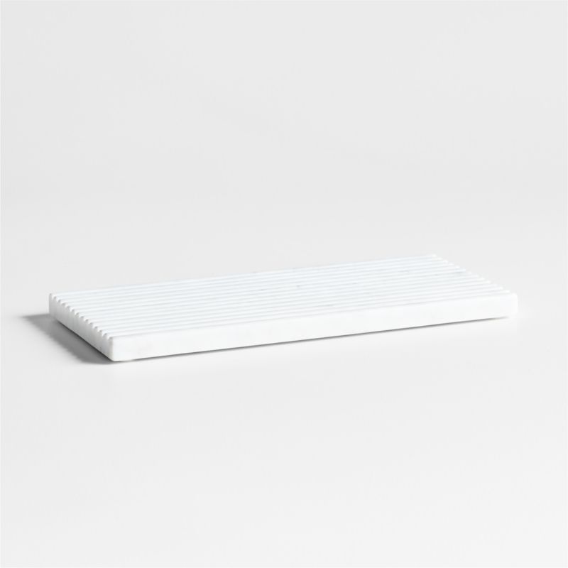 Carmen White Marble Vanity Tray - image 3 of 5