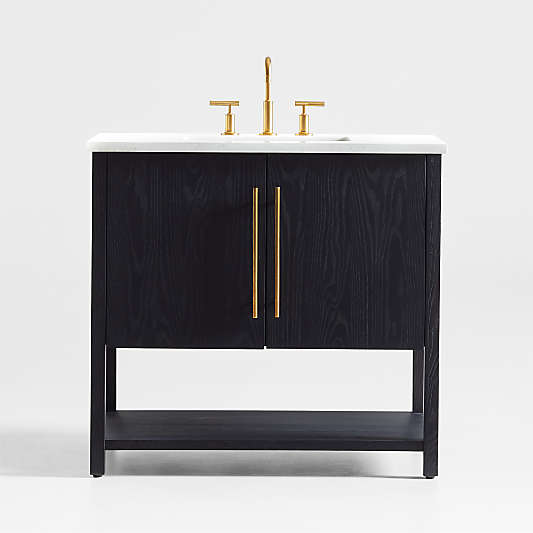 Bathroom Furniture Modern Bath Vanities and Storage Crate & Barrel