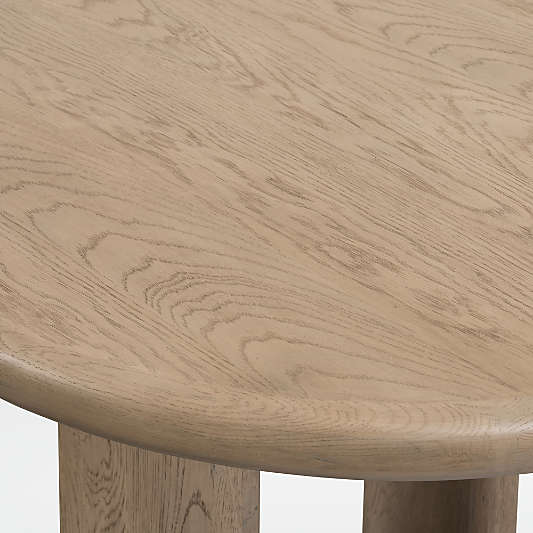 Carrington 87"-107" Wood Oval Extendable Dining Table