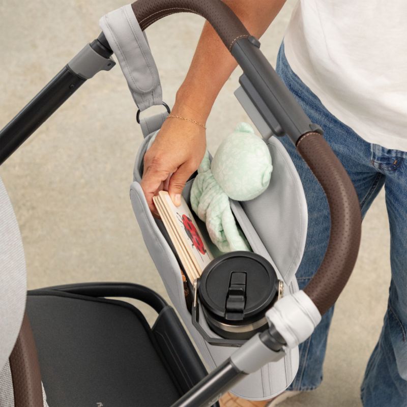 UPPAbaby Light Grey Carry-All Baby Stroller Organizer - image 4 of 9