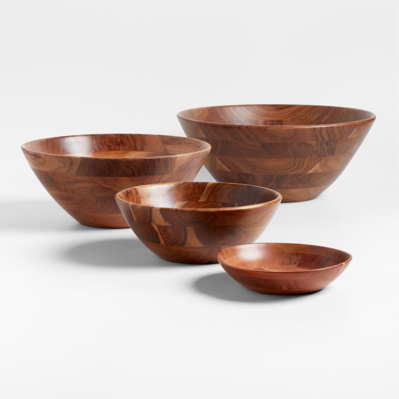 Carson 17.5" Acacia Wood Salad Serving Bowl - image 2 of 5