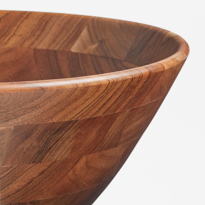 Carson 17.5" Acacia Wood Salad Serving Bowl - image 3 of 5