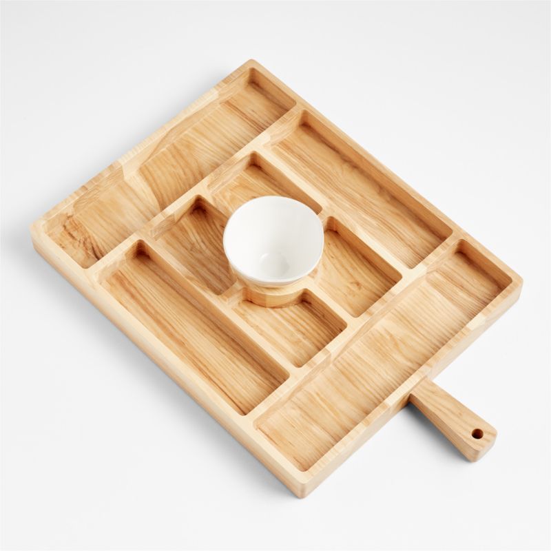 Carson Ash Large Serving Board with Marin Mini Bowl - image 0 of 3