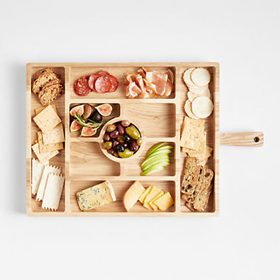 View Carson Large Sectioned Ash Wood Serving Board details