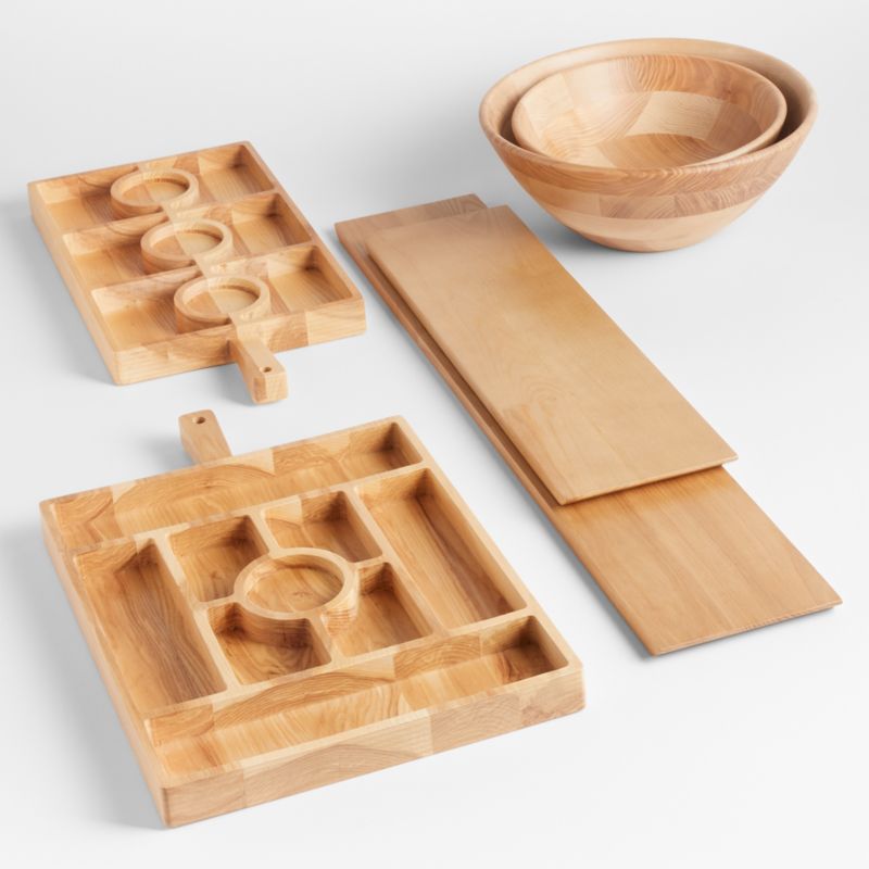 Carson Ash Large Serving Board with Marin Mini Bowl - image 1 of 3