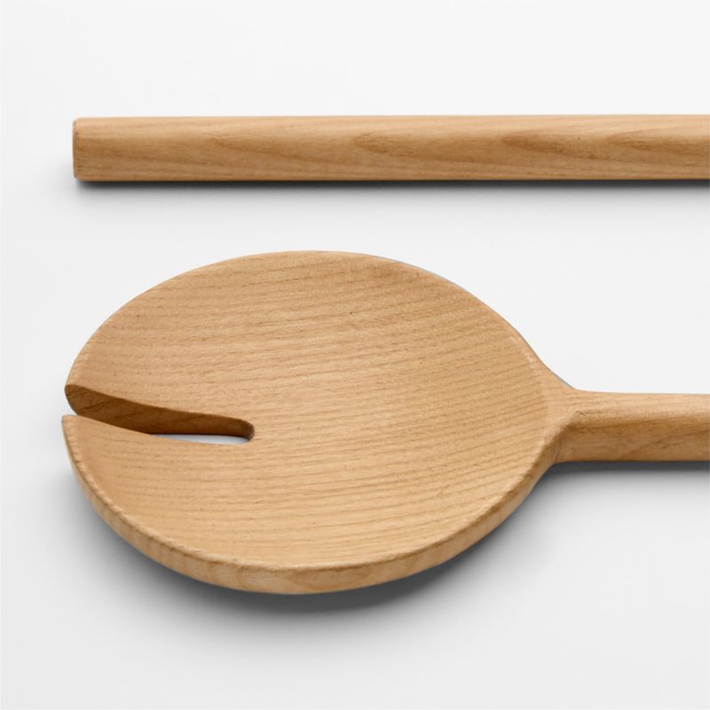 Carson Ash Wood Salad Servers, Set of 2 - image 2 of 3