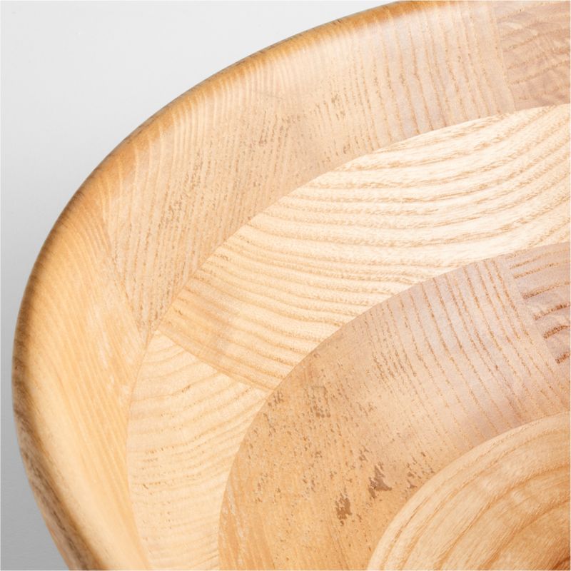 Carson 14.75" Ash Wood Salad Serving Bowl - image 7 of 9