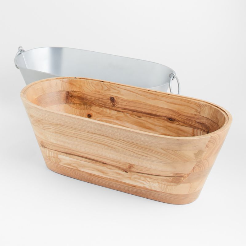 Carson Ash Wood Beverage Tub - image 3 of 6