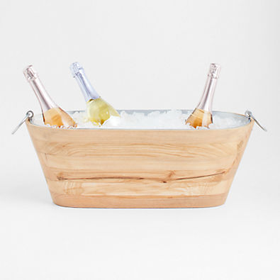 View Carson Ash Wood Beverage Tub details