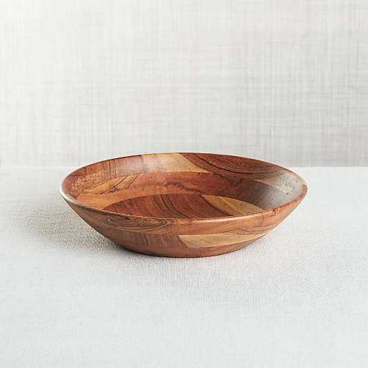 Carson 9" Acacia Wood Salad Serving Bowl