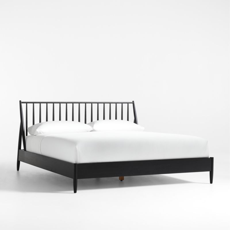 Carson Ebonized Wood Spindle King Bed - image 3 of 7