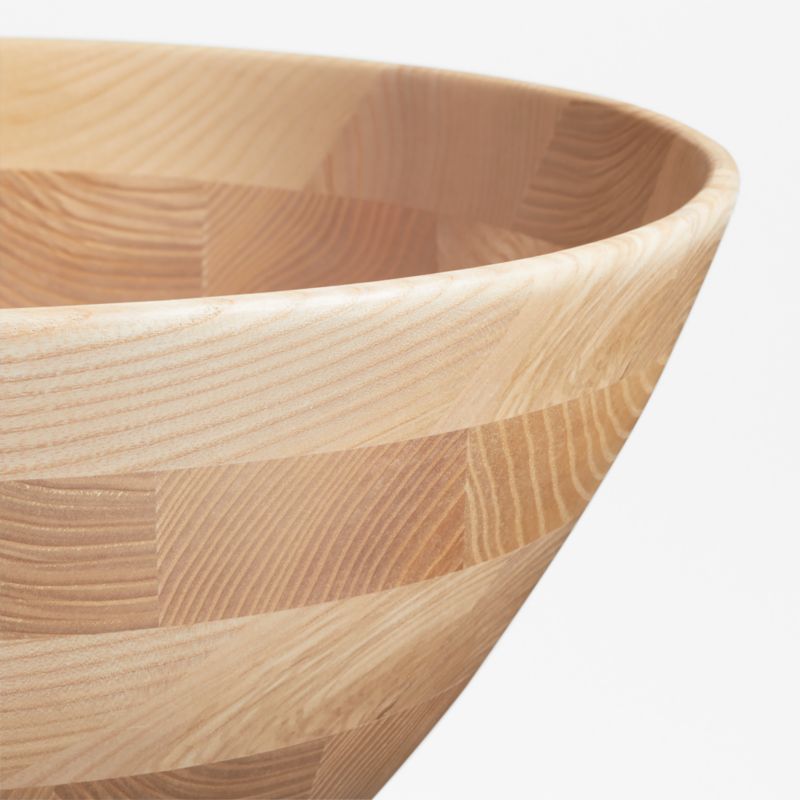 Carson 17.5" Ash Wood Salad Serving Bowl - image 2 of 4