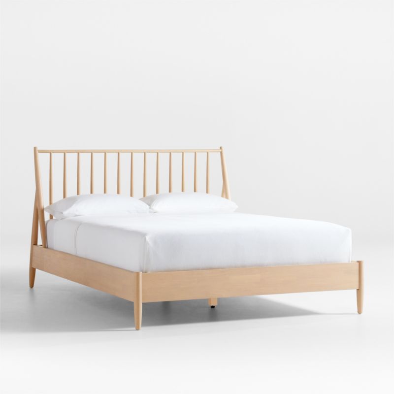 Carson Natural Wood Spindle Queen Bed