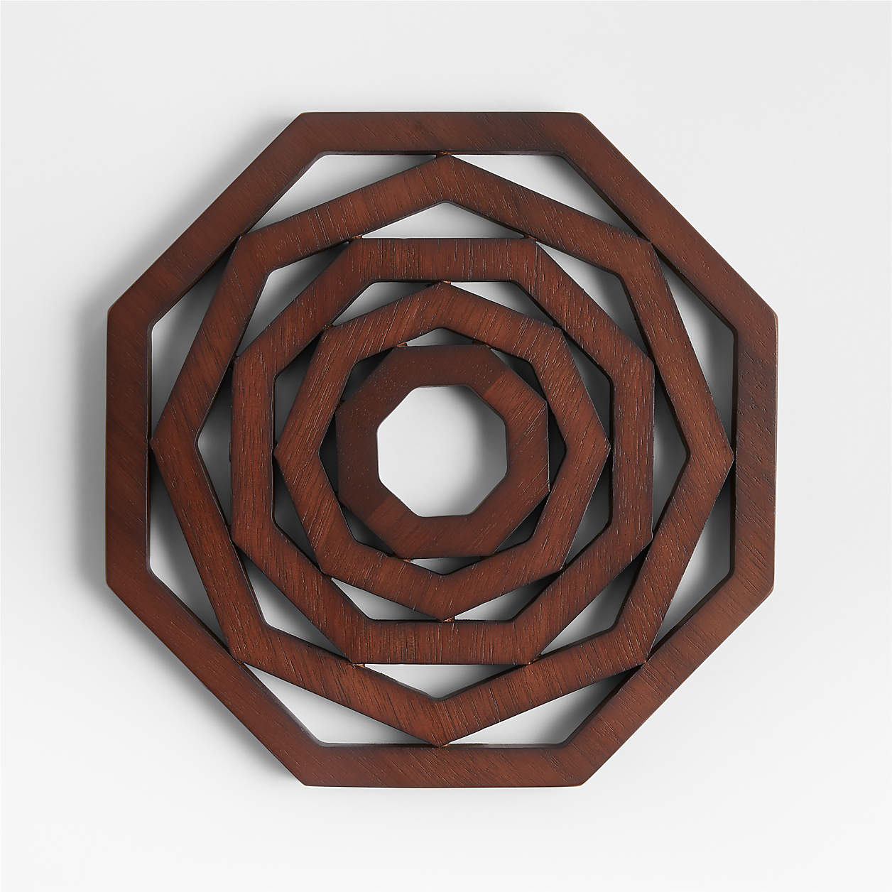 Carter Acacia Wood Trivet + Reviews Crate & Barrel