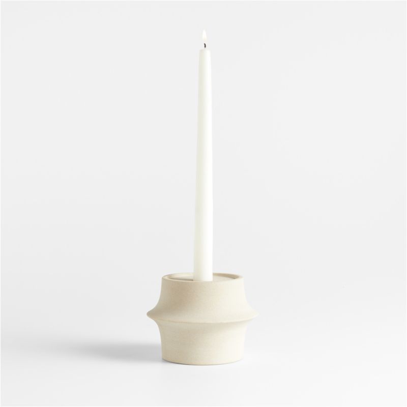 Carter Sandstone Taper/Pillar Candle Holder 3.5"