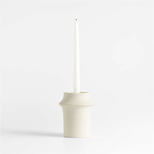 Carter Sandstone Taper/Pillar Candle Holder 6"