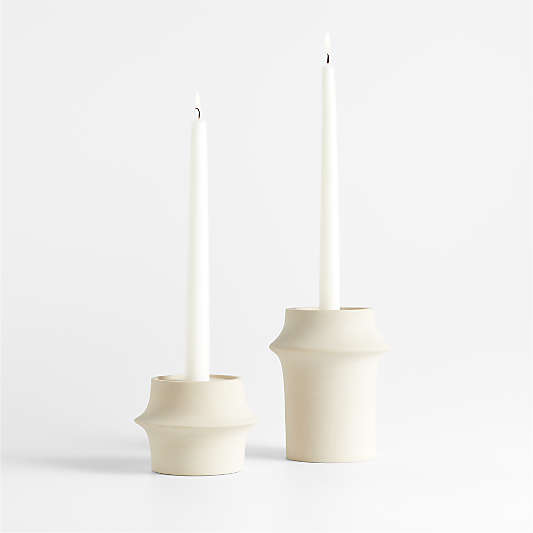 Carter Sandstone Taper/Pillar Candle Holder 3.5"