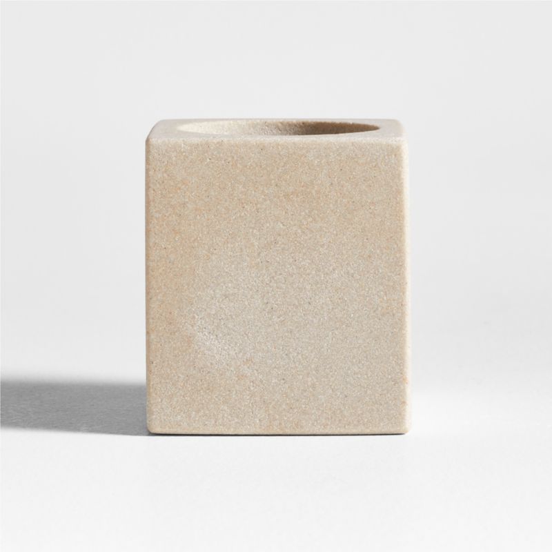 Carter Medium Sandstone Tealight Candle Holder - image 4 of 5