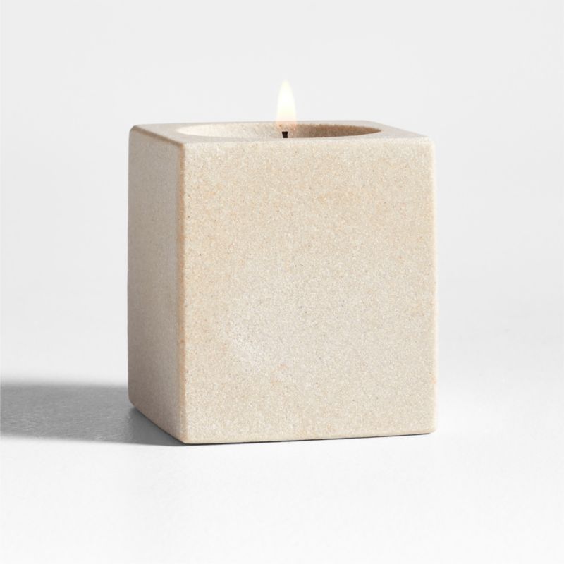 Carter Medium Sandstone Tealight Candle Holder - image 0 of 5