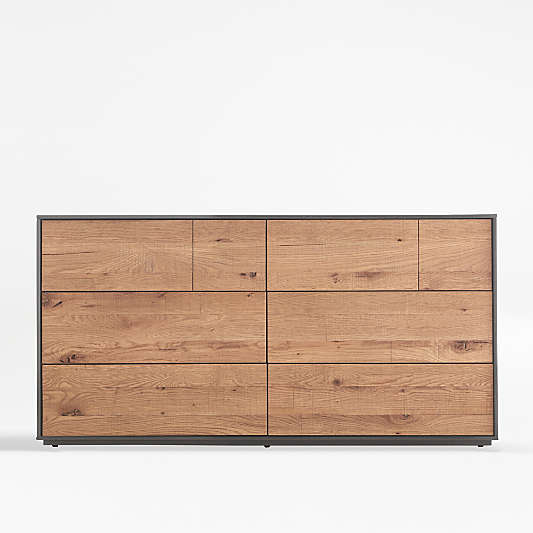 Cas 6-Drawer Modern Rustic Dresser