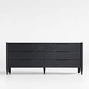 Tate Black 9-Drawer Dresser