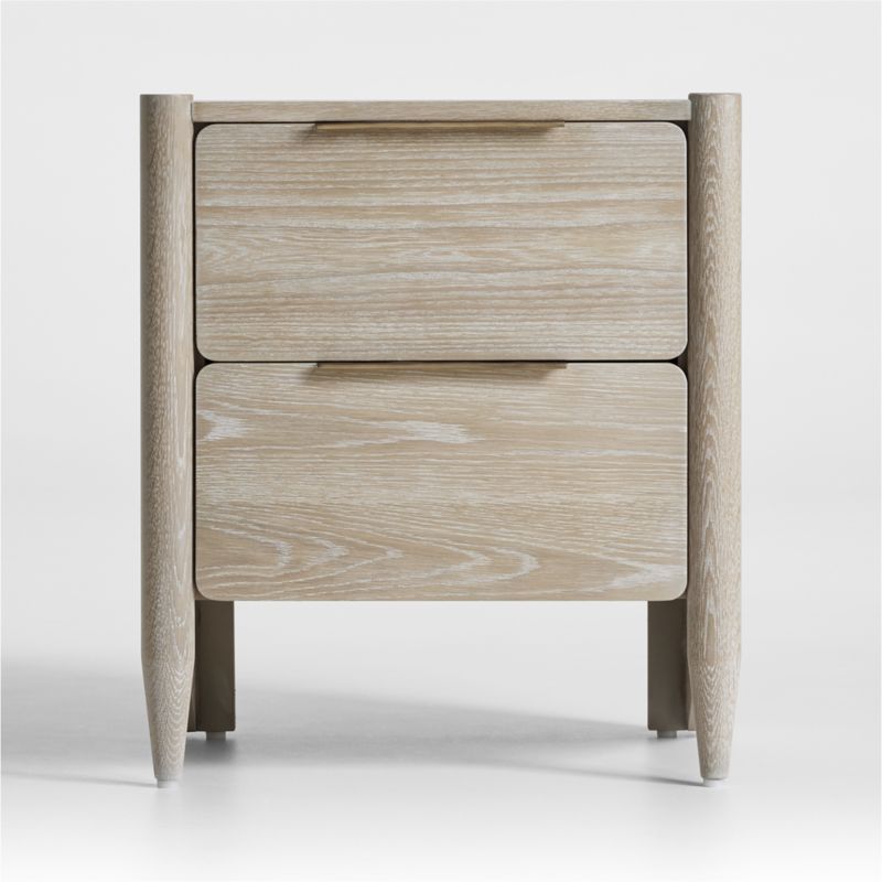 Casa White Oak Wood 6-Drawer Dresser