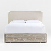 Lotus Upholstered Queen Bed with 41" Headboard