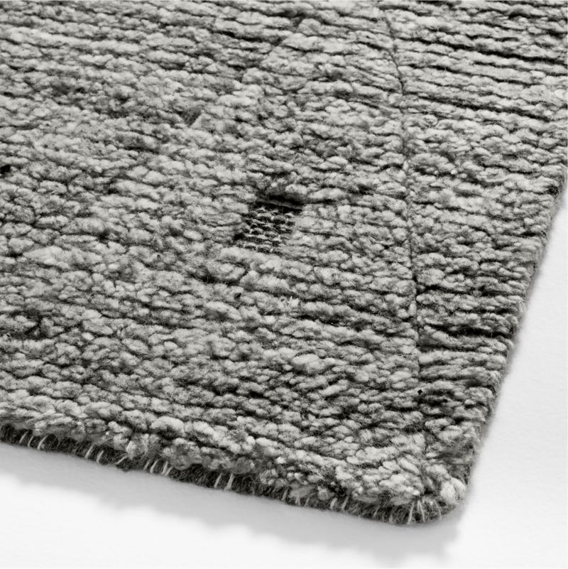 Casablanca Wool Moroccan Dark Grey Area Rug 12'x15' - image 8 of 7