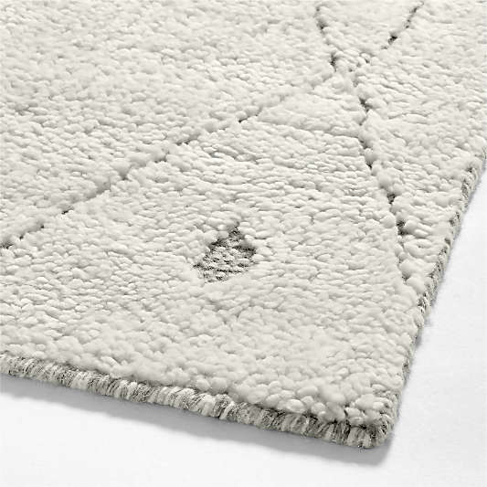 Casablanca Wool Ivory Hand-Knotted Rug