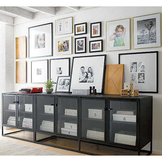 Casement Black Large Sideboard